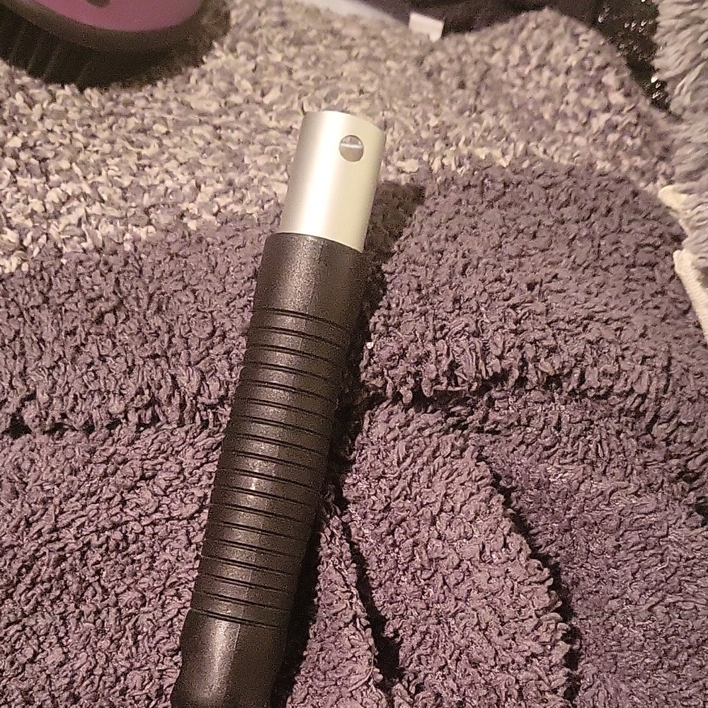 Black and Silver Handle